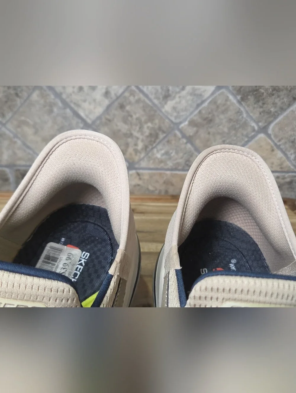 Mens Skechers Hands Free Slip-Ins Delson 3.0-Roth Taupe Casual Size 10 M